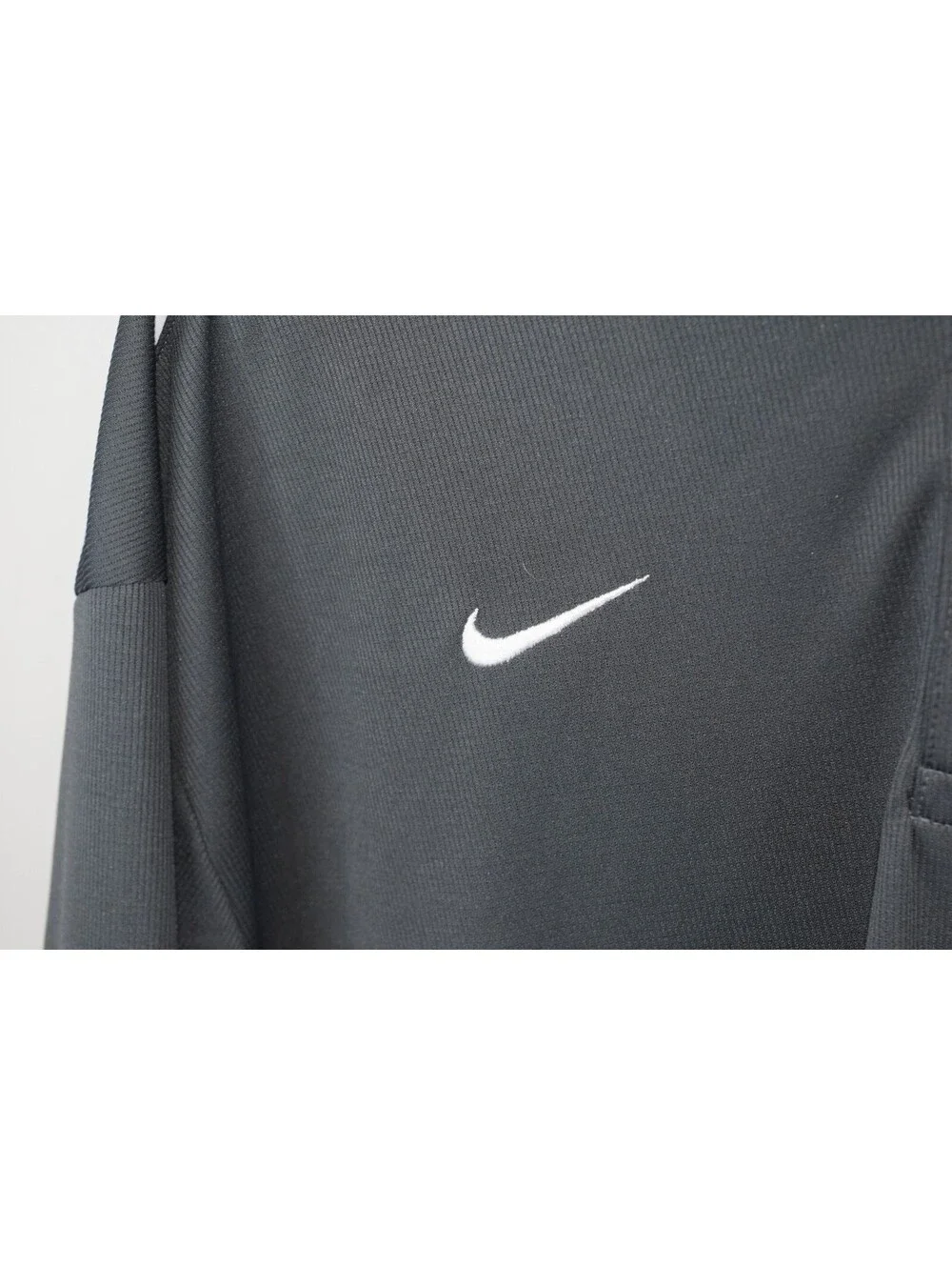 Nike Dri-Fit Polo Shirt 3XL Gray Purple Team Logo Golf Athletic Short Sleeve